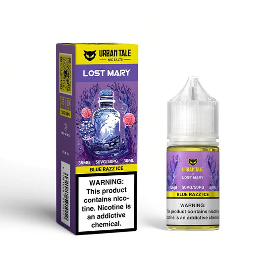 Blue Razz ICE SALT - Urban Tale x Lost Mary - 30mL